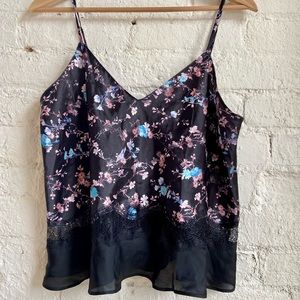 Victoria’s Secret Cropped Lace Floral Cami